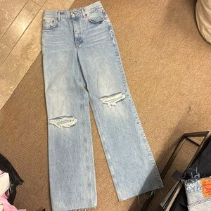 Zara wide leg jeans size 4